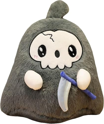 Xiyocadt Halloween Gespenst Dekokissen,Geister Plüschtier Death God Kuscheltier, Von Spielen Inspiriertes Cartoon-Plüschtier Stofftiere süßes Zur Dekoration, Stressabbau, Büro-Nickerchen (40CM,C) Xiyocadt Halloween Gespenst Dekokissen,Geister Plüschtier Death God Kuscheltier, Von Spielen Inspiriertes Cartoon-Plüschtier Stofftiere süßes Zur Dekoration, Stressabbau, Büro-Nickerchen (40CM,C) von Xiyocadt