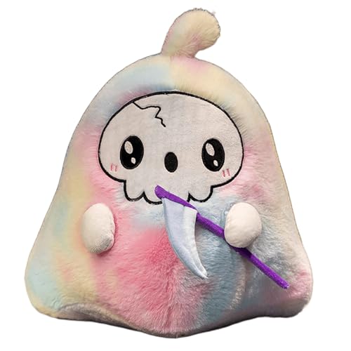 Xiyocadt Halloween Gespenst Dekokissen,Geister Plüschtier Death God Kuscheltier, Von Spielen Inspiriertes Cartoon-Plüschtier Stofftiere süßes Zur Dekoration, Stressabbau, Büro-Nickerchen (40CM,A) Xiyocadt Halloween Gespenst Dekokissen,Geister Plüschtier Death God Kuscheltier, Von Spielen Inspiriertes Cartoon-Plüschtier Stofftiere süßes Zur Dekoration, Stressabbau, Büro-Nickerchen (40CM,A) von Xiyocadt