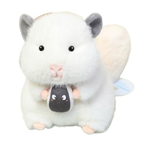 Xiyocadt Hamster Kuscheltier, Süßes Hamster Plüschtier Stofftier Flauschig Kissen, Kuscheltier Hamster Plüschtier Hamster Kissen,Grau/Weiß Weiches Hamster Puppen Spielzeug Für Geschenke, (20cm,A) Xiyocadt Hamster Kuscheltier, Süßes Hamster Plüschtier Stofftier Flauschig Kissen, Kuscheltier Hamster Plüschtier Hamster Kissen,Grau/Weiß Weiches Hamster Puppen Spielzeug Für Geschenke, (20cm,A) von Xiyocadt