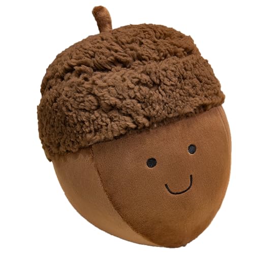 Xiyocadt Haselnuss Kuscheltier Plüschtiere, Haselnuss Stofftier, Niedliches Haselnuss Dekokissen, Geeignet für Jungen und Mädchen (30 cm,Baby) von Xiyocadt