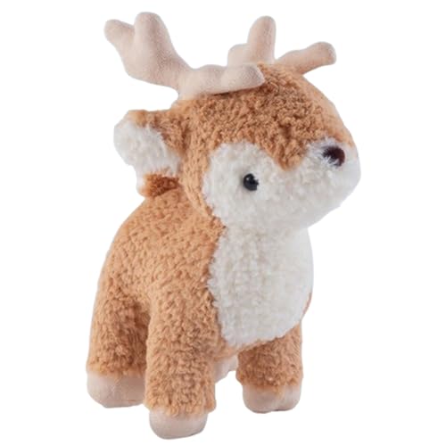 Xiyocadt Hirsch Plüschtier, Weihnachtendeko Kuscheltiere, Rentier Plush Spielzeug, Elch Stofftier Puppe Kissen, Weihnachten Plüschpuppen für Kinder Mädchen Jungen (35CM) von Xiyocadt