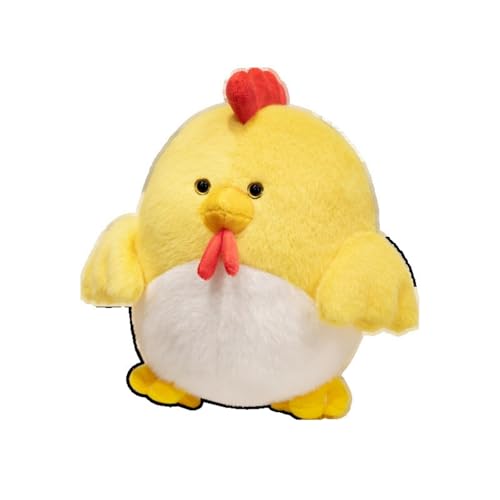 Xiyocadt Hühner-Kissen-Spielzeug, niedliche Kissenpuppen, dekoratives Kinder-Kissen-Spielzeug, Mädchen, Jungen (45cm,Gelbes Huhn) von Xiyocadt