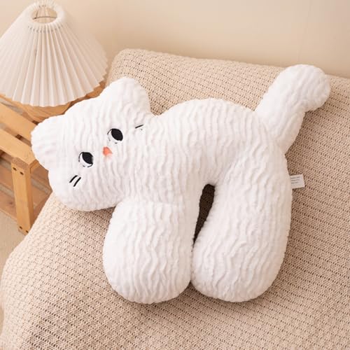 Xiyocadt Katze Plüschtier Kuscheltier Katzenkissen Weiches Stofftier, Krokodil Stofftier Riesen Kuscheltier, Kätzchen Geschenk für Erwachsene Kinder 3+ Jahre (45cm,Katzen) von Xiyocadt