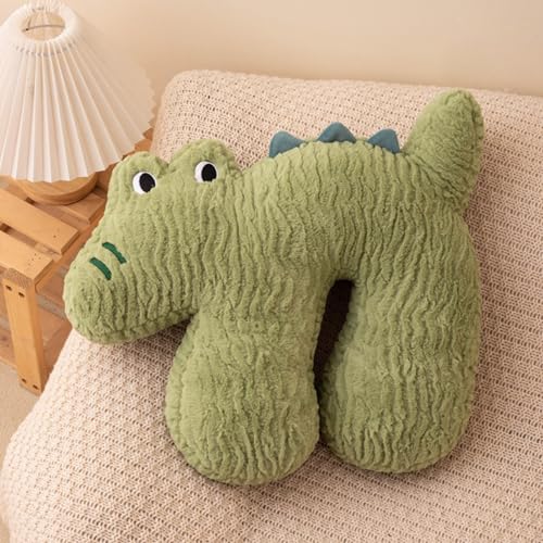 Xiyocadt Katze Plüschtier Kuscheltier Katzenkissen Weiches Stofftier, Krokodil Stofftier Riesen Kuscheltier, Kätzchen Geschenk für Erwachsene Kinder 3+ Jahre (45cm,Krokodil) von Xiyocadt