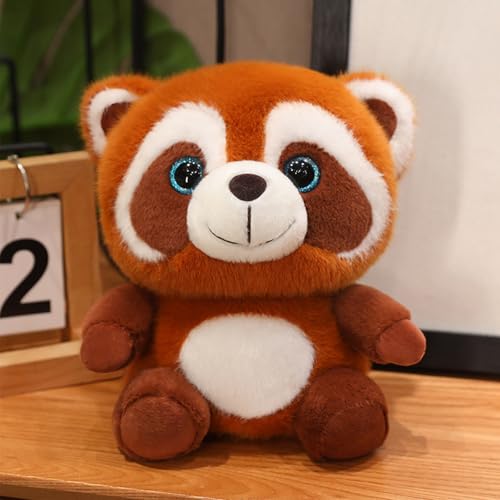 Xiyocadt Kleine Panda Plüschtier, 20cm Waschbär Kuscheltier, Tier Stofftier Spielzeug Puppen Sofakissen Geschenk für Kinder von Xiyocadt