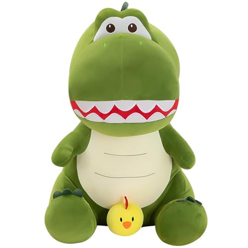 Xiyocadt Kuscheltier Dinosaurier Plüschtier Figur，35CM/45cm Niedliches Küken Dinosaurier Puppe Plüschtier，Figur, Ornamente, Kissen, Dekokissen, für Auto, Wohnzimmer (35cm) von Xiyocadt