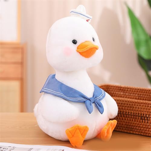 Xiyocadt Kuscheltier Ente,Kuscheltier Ente Puppe Stofftier, Cartoon Plüsch Spielzeug,Zum Spielen Und Kuscheln, Geschenk Für Freunde Und Kinder Mädchen (25cm,blau) von Xiyocadt