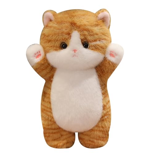 Xiyocadt Kuscheltier Katze, Cat Plushie, Plüsch Katze,Kissen Katze, Kinder Spielzeug Geschenke für Mädchen und Jungen (35CM,D) von Xiyocadt