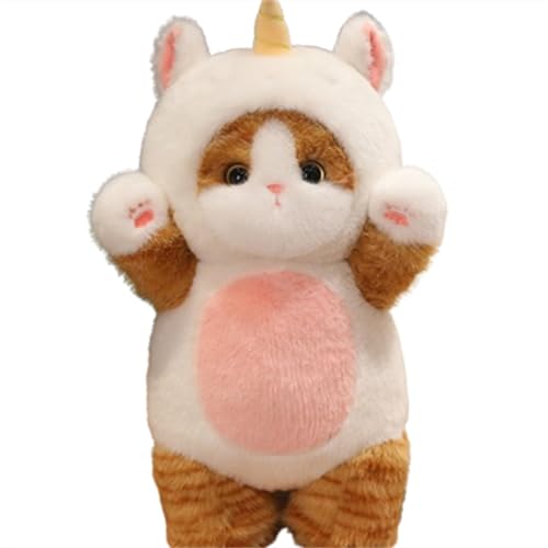 Xiyocadt Kuscheltier Katze, Cat Plushie, Plüsch Katze,Kissen Katze, Kinder Spielzeug Geschenke für Mädchen und Jungen (50CM,C) von Xiyocadt