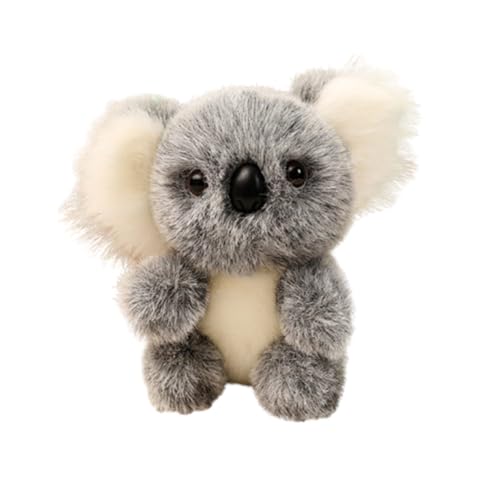 Xiyocadt Kuscheltier Koala Plüschtier, Ultraweiches Koala plüschtier, Das Lebensechte Koaly Kuscheltier Gemütlicher Komfort Für Bett Schlafzimmer Wohnzimmer,Geschenke für Kinder (28cm,Grauer) von Xiyocadt