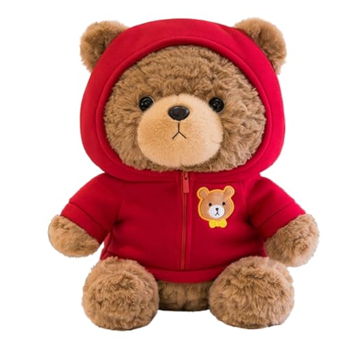 Xiyocadt Kuscheltier Teddybär Plüschtier, Plüsch Bär, Flauschiger Stofftier zum Kuscheln Spielen,Mit Pullover Kuscheltiere Flauschige Puppen for for Kinder,Geschenke für Kinder Mädchen (25cm,D) von Xiyocadt