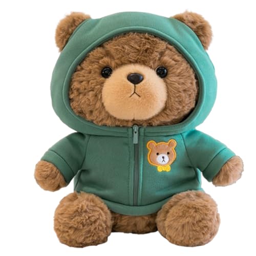 Xiyocadt Kuscheltier Teddybär Plüschtier, Plüsch Bär, Flauschiger Stofftier zum Kuscheln Spielen,Mit Pullover Kuscheltiere Flauschige Puppen for for Kinder,Geschenke für Kinder Mädchen (25cm,E) von Xiyocadt