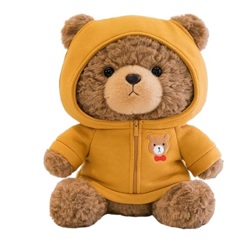 Xiyocadt Kuscheltier Teddybär Plüschtier, Plüsch Bär, Flauschiger Stofftier zum Kuscheln Spielen,Mit Pullover Kuscheltiere Flauschige Puppen for for Kinder,Geschenke für Kinder Mädchen (25cm,F) von Xiyocadt