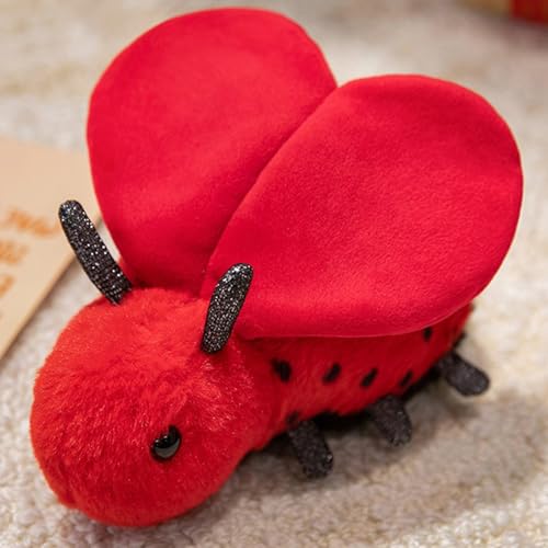 Xiyocadt Maus Plüschtier, Mäuse Kuscheltier, Plush Spielmaus Katzen Spielzeug, Klein Stofftier Puppe, Kleine Fliegende Anhänger Schlüsselanhänger für Kinder Mädchen Jungen (Fliegende Würmer18cm) von Xiyocadt