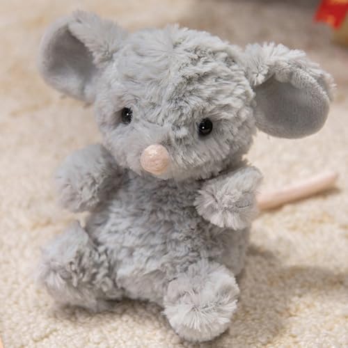 Xiyocadt Maus Plüschtier, Mäuse Kuscheltier, Plush Spielmaus Katzen Spielzeug, Klein Stofftier Puppe, Kleine Fliegende Anhänger Schlüsselanhänger für Kinder Mädchen Jungen (Mäuse15cm) von Xiyocadt