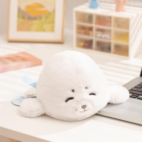 Xiyocadt Meeresreihe Plüschpuppen, Robben Kuscheltier, Wal Plüschtier, Delfine Hai Stofftier Spielzeug Puppe, Plush Kissen Geschenk für Kinder Mädchen Jungs (Robben) von Xiyocadt