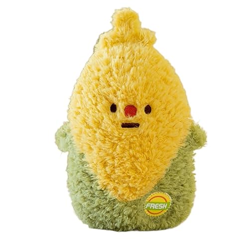 Xiyocadt Obst Gemüse Plüschtiere, Niedlichen Obst Gemüse Kuscheltier, Plüschtier Kissen Gemüse Obst-und Gemüsesorten aus Plüsch weich und flauschig,süßes Spielzeug Geschenk (Corn) von Xiyocadt