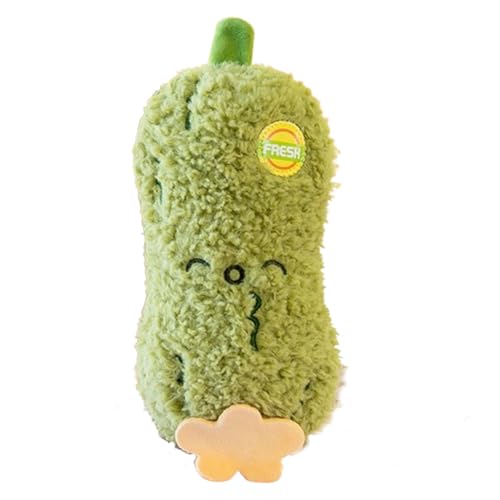 Xiyocadt Obst Gemüse Stofftier Plüschtier Kissen, 20cm Spielzeug Kuscheltier Puppe Wurfkissen für Mehrfarbig Kaufladen Kinderküche Kinder Mädchen Jungen (Luffa) von Xiyocadt