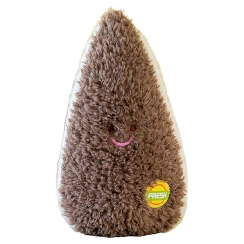 Xiyocadt Obst Gemüse Stofftier Plüschtier Kissen, 20cm Spielzeug Kuscheltier Puppe Wurfkissen für Mehrfarbig Kaufladen Kinderküche Kinder Mädchen Jungen (Sonnenblumenkerne) von Xiyocadt