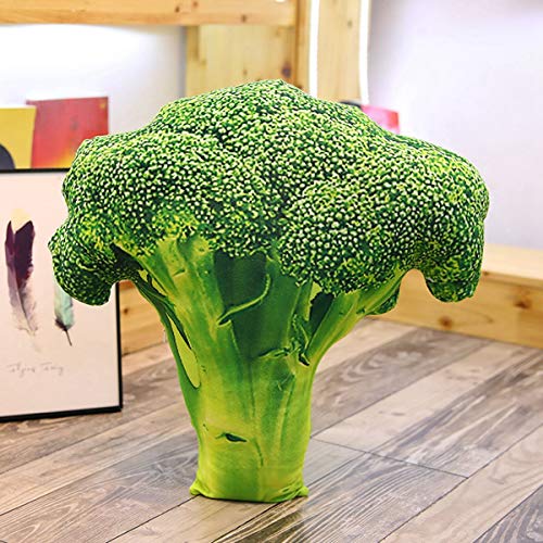 Xiyocadt Obst Und Gemüse Spielzeug,Deko Obst Gemüse Dekoration,3D Simuliertes Obstkissen (Brokkoli/50cm) von Xiyocadt