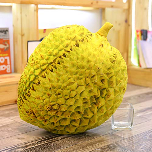 Xiyocadt Obst Und Gemüse Spielzeug,Deko Obst Gemüse Dekoration,3D Simuliertes Obstkissen (Durian/45cm) von Xiyocadt