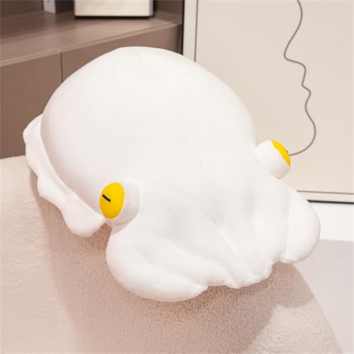 Xiyocadt Octopus Kuscheltier, Oktopus Plüsch Stofftier, Niedliche Krake Plüsch Spielzeug, Kuscheltier Baby Spielzeug, Geschenke für Kinder (35 * 25 * 15 cm,Weiß) von Xiyocadt