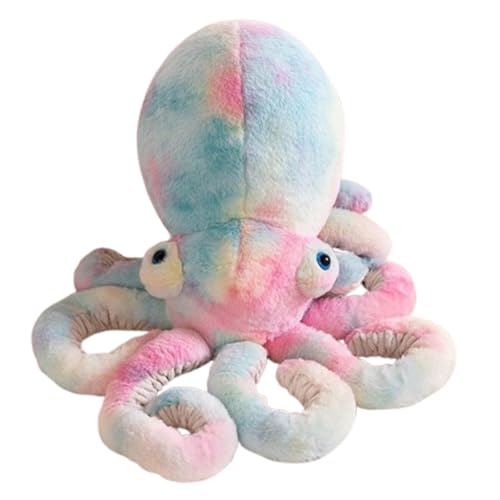 Xiyocadt Oktopus Kuscheltier, Plüsch Oktopus Kuschelkissen Puppe, Krake Plüschtier, Tintenfisch Stofftier Spielzeug Geschenk für Kinder Mädchen Jungen Freunde (65cm,Rot) von Xiyocadt