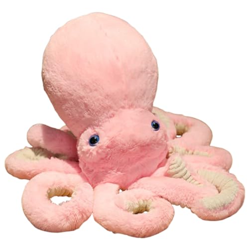 Xiyocadt Oktopus Plüschtier,Plüschtier Marine Spielzeug, Meerestier Oktopus Dekoration,niedliches Spielzeug Für Kinder Mädchen (45 cm,Pink) von Xiyocadt