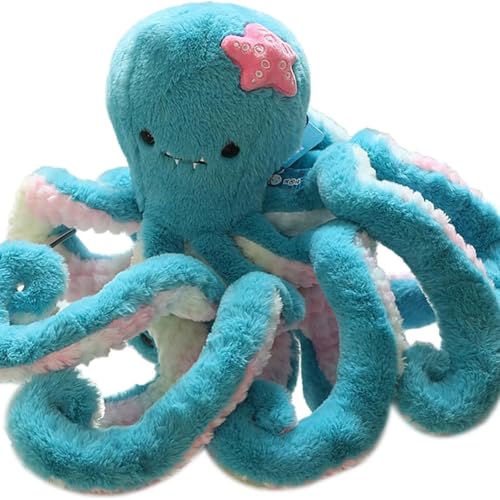 Xiyocadt Oktopus Plüschtier Niedliche Oktopus Plüsch, Marine Spielzeug Dekoration, Große Geformt Cuddly Kuscheltier Oktopus Geburtstag Geschenke, Riesenkrake Plüschtiere für Kinder (70CM,lanse) von Xiyocadt