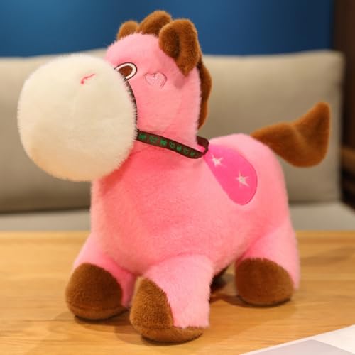 Xiyocadt Pferd Kuscheltier Pony Kuscheltier, Sanft Kuscheliger Begleiter Zum Beruhigen Und Dekor, Hautfreundliche Weiche Deko Streicheltier Kuschelbegleiter Für Zuhause Kindergarten Bett (32cm,fense) Xiyocadt Pferd Kuscheltier Pony Kuscheltier, Sanft Kuscheliger Begleiter Zum Beruhigen Und Dekor, Hautfreundliche Weiche Deko Streicheltier Kuschelbegleiter Für Zuhause Kindergarten Bett (32cm,fense) von Xiyocadt