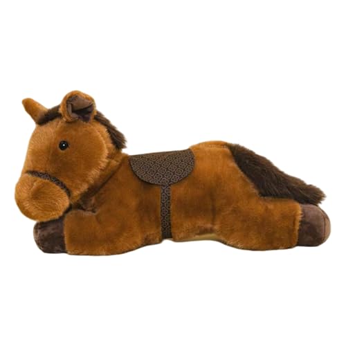 Xiyocadt Pferd Kuscheltier Spielzeug, Stuffed Animals zum Spielen & Kuscheln Geburtstagsgeschenk für Kinder Pferdefreunde (45CM,Braun) von Xiyocadt