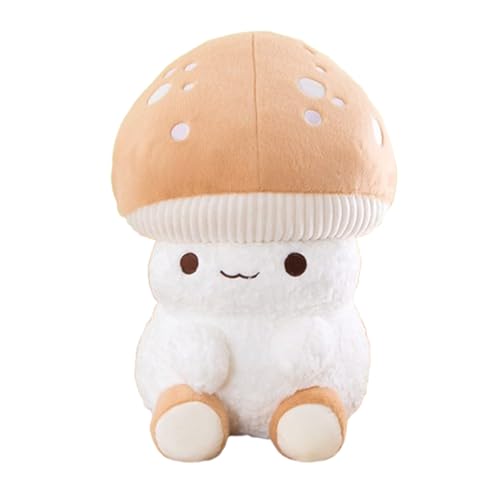 Xiyocadt Pilz Plüsch Spielzeug,3D Weiche Pilz Plüsch Kissen,Dekokissen,Kawaii Squishy Puppe Gefüllte Kissen Geschenk für Mädchen Kinder Frauen Dekor Weihnachten Valentins Party (45 cm) von Xiyocadt