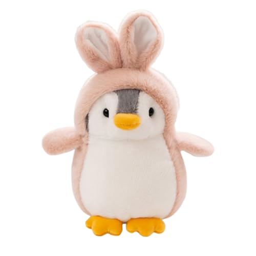 Xiyocadt Pinguin Kuscheltier Klein, 20cm Pinguin Plushie, Weihnachtsdekoration Weihnachtsmann, Schneemann Kaninchen Dinosaurier Einhorn Elch (Kaninchen) von Xiyocadt