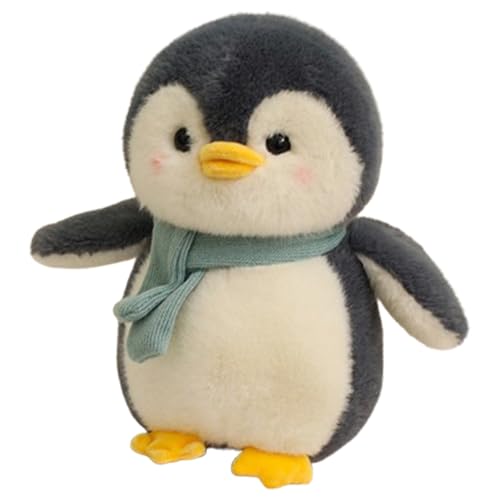 Xiyocadt Pinguine in Kleidung Stofftier Plüschtier Kissen, 25cm Süß Zum Kuscheln & Spielen Kuscheltier Plüschpuppen, Freunde Ermutigung Dekoration Spielzeug Geschenke für Mädchen Jungen (Schal) von Xiyocadt