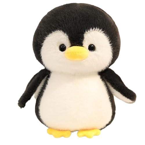 Xiyocadt Pinguine in Kleidung Stofftier Plüschtier Kissen, 25cm Süß Zum Kuscheln & Spielen Kuscheltier Plüschpuppen, Freunde Ermutigung Dekoration Spielzeug Geschenke für Mädchen Jungen (schwarz) von Xiyocadt