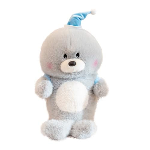 Xiyocadt Plüsch Robbe, Robbe Plüschtiere, Cartoon-Tiere, Kinder Mädchen Home Dekoration Kissen Plüsch (50cm,Backpacking Seelöwe) von Xiyocadt