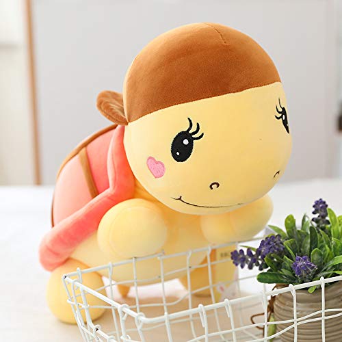 Xiyocadt Plüsch-Schildkröte, Kuscheltier Schildkröten, Niedliche Schildkröte Plüschtier, Weiche Plüschpuppe, Kawaii Schildkröte niedlich bewegliches Plüschtier Stofftie (35cm,Braun) von Xiyocadt