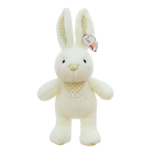 Xiyocadt Plüschhasen Puppe, niedliches Kaninchen,Neue Punktumhängetasche Langohrhasen Fellspielzeug, niedliche kleine Hasen Puppe Geburtstagsgeschenk für Mädchen (50 cm) von Xiyocadt