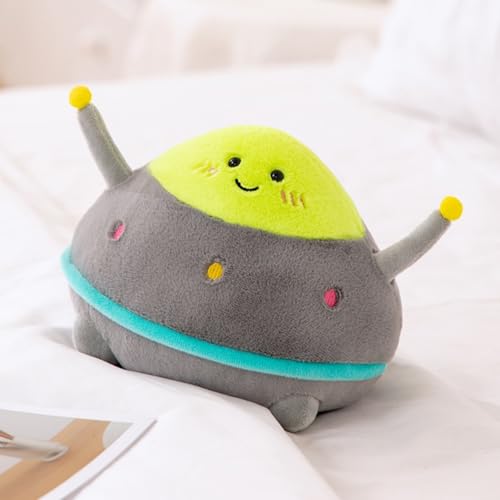 Xiyocadt Plüschtier Astronaut Kawaii Kuscheltier, Plüsch Welpen Hundespielzeug, Niedliche Kuschelkissen Raketen Plüschspielzeug, Rakete Weltraum Plüschtiere für Kinderzimmer Jungen (30cm,Raumschiff) von Xiyocadt
