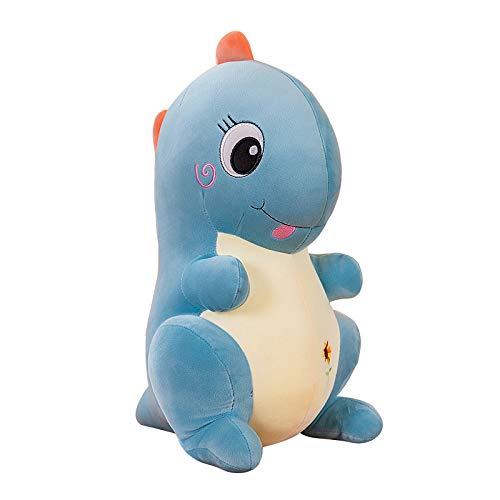 Xiyocadt Plüschtier Dinosaurier Kawaii süßes Kuscheltier Puppe Kissen Dinosaurier Spielzeug Geburtstagsgeschenk 30 bis 80 cm (blau; grün; rosa) (80cm,Blauer Dinosaurier) von Xiyocadt