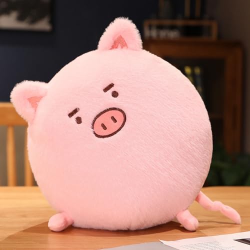 Xiyocadt Plüschtier Flauschiges Stofftier Kawaii Schwein, Fuchs Kuscheltier Kawaii Fuchs Plüschtiere, Stimmungskuscheltier als Geschenke für Frauen, Kinder, Freundin, Glücksbringer (26cm,zhu) von Xiyocadt