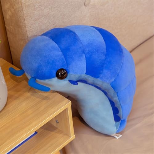 Xiyocadt Raupe Aus Kuscheltier Süßes Insekt Plüschtier Insekt Raupe Plüschpuppe Insekten Plüschtier Geschenk für Mädchen und Jungen (30 cm,Blau) von Xiyocadt