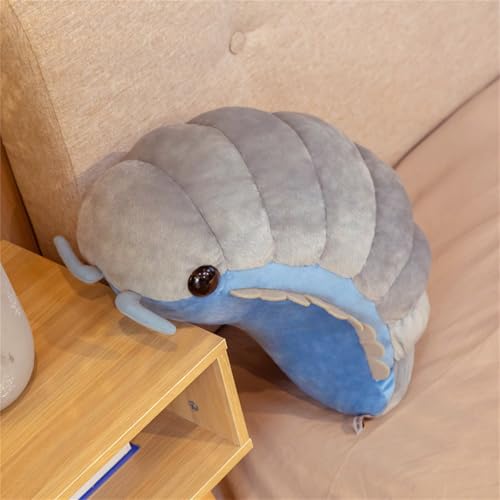 Xiyocadt Raupe Aus Kuscheltier Süßes Insekt Plüschtier Insekt Raupe Plüschpuppe Insekten Plüschtier Geschenk für Mädchen und Jungen (50 cm,Grau) von Xiyocadt