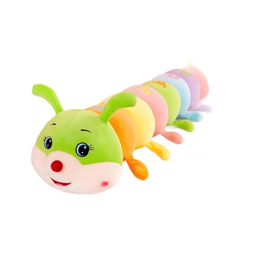 Xiyocadt Raupe Spielzeug, Raupe Nimmersatt Kuscheltier, Baby Spielzeug, Stofftier Plüschtier Geschenk für Jungen Mädchen Kleinkinder Geburtstag Weihnachtsfeier (110CM) von Xiyocadt