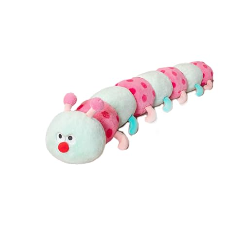 Xiyocadt Raupe Stofftier Plüsch, Bunte Lange Kognitive Plüsch Wurm Gefülite Puppe, Cartoon Tier Gefülltes Kissen, Raupe Spielzeugpuppe Plüschtier Puppenspielzeug Dekokissen für Kinder (90cm,Grün) Xiyocadt Raupe Stofftier Plüsch, Bunte Lange Kognitive Plüsch Wurm Gefülite Puppe, Cartoon Tier Gefülltes Kissen, Raupe Spielzeugpuppe Plüschtier Puppenspielzeug Dekokissen für Kinder (90cm,Grün) von Xiyocadt