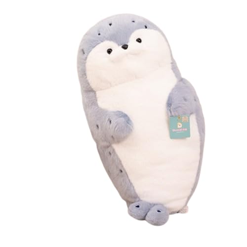 Xiyocadt Robben-Kuscheltiere, niedliche Robben-Kuscheltiere zum Spielen und Kuscheln, geeignet für Mädchen, Jungen und Babies (70cm,Liegend - (Blau)) von Xiyocadt
