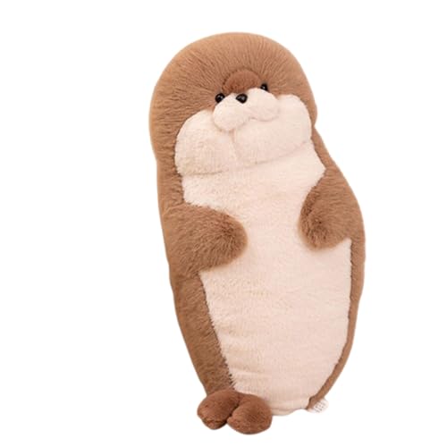 Xiyocadt Robben-Kuscheltiere, niedliche Robben-Kuscheltiere zum Spielen und Kuscheln, geeignet für Mädchen, Jungen und Babies (70cm,Liegend - (Braun)) von Xiyocadt