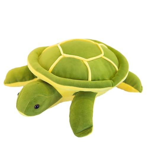 Xiyocadt Schildkröte Kuscheltier,Stofftier Schildkröte,Jumbo Meeresschildkröte Kuscheltier Mit Flauschigem Fell Grünes Cartoon Stofftier,Für Kinder Mädchen Jungengeschenk Geburtstag (55cm) von Xiyocadt