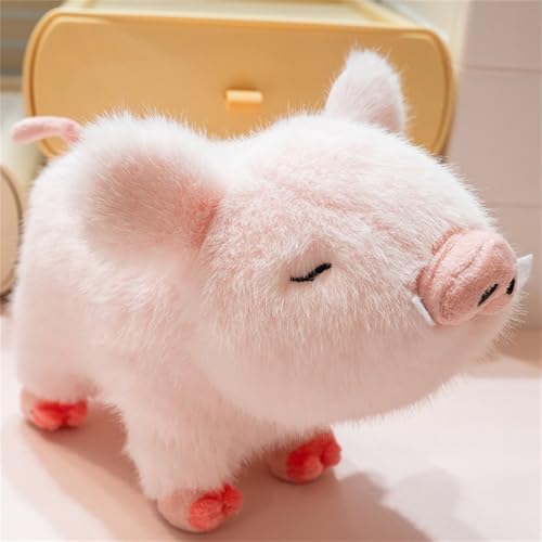 Xiyocadt Schwein Kuscheltier, Plüsch Schweinchen, Süßes Wildschwein Kuscheltier, Weiches Schwein Plüschtier, Niedliches Plüschtier für Kinder und Erwachsene (30 cm,Rosa) von Xiyocadt