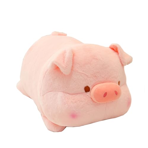 Xiyocadt Schwein Plüschtier Kissen,schlafendes Umarmungskissen für Freunde,Puppen Spielzeug,Geburtstagsgeschenk, Heimdekoration,Plüschtier für Mädchen und Jungen (70 cm) von Xiyocadt